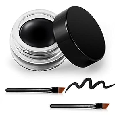 Erinde Black Gel Eyeliner， Waterproof Long Lasting Cream