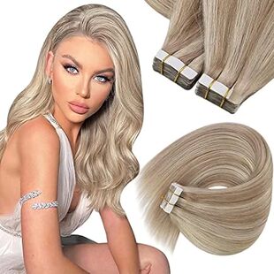 Sunny Hair Tape in Extensions Ash Blonde Tape in Hair Ext