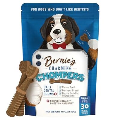 Bernie's Charming Chompers - Daily Dental Chews for Dogs