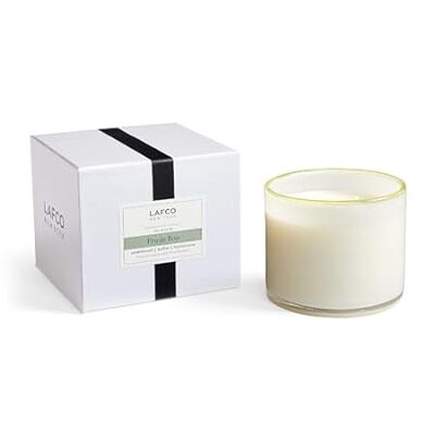 LAFCO New York 3-Wick Candle， Feu de Bois - 30 oz - 120-H