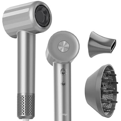 High Speed Ionic Hair Dryer with Diffuser， Professonal Bl