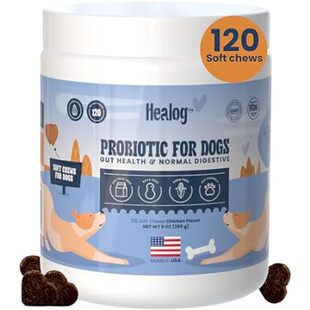 Probiotic for Dogs - 120 Chicken Flavored Soft Chews， Nat