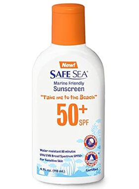 Safe Sea Jellyfish Sting-Blocking Sunscreen， SPF 50+ Loti