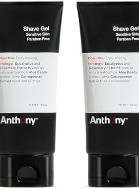 Anthony Shave Gel for Sensitive Skin – Non-Foaming， Sooth