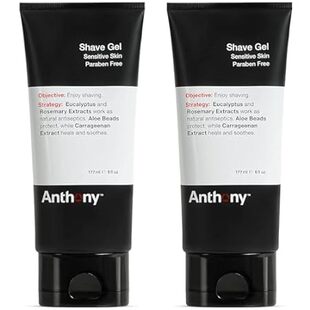 Anthony Shave Gel for Sensitive Skin – Non-Foaming, Sooth