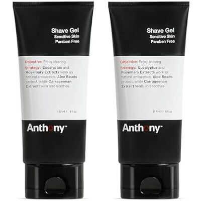 Anthony Shave Gel for Sensitive Skin – Non-Foaming， Sooth