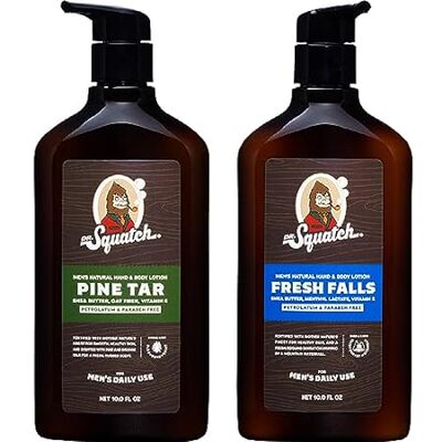 Dr. Squatch Men's Natural Lotion Non-Greasy Men's Lotion