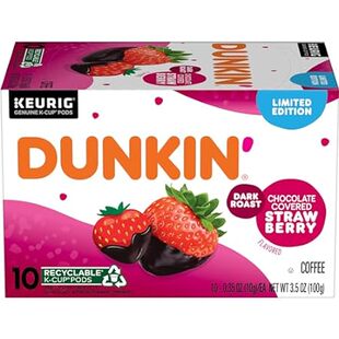 Dunkin’ Chocolate Covered Strawberry Flavored Coffee， 60
