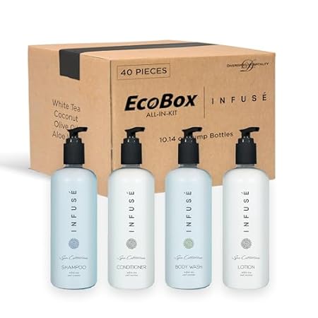 1-Shoppe Aquavera 40 Piece Ecobox All-In-Kit | White Tea