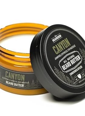 Live Bearded: Beard Butter， Made in USA - Canyon， 3oz - B