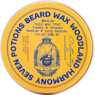 SEVEN POTIONS Beard Wax 1 oz. Natural Beard Styling Wax F