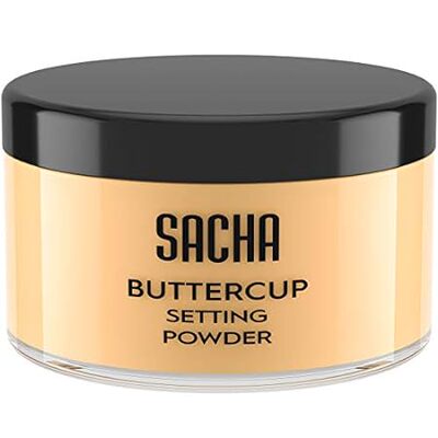 Sacha BUTTERCUP Setting Powder Makeup 1.75 Oz. Translucen