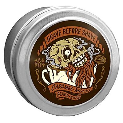 Grave Before Shave 4 oz Caramel Mocha Blend Beard Balm (C