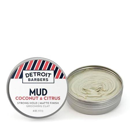 Mud Grooming Clay Pomade For Men's Hair - Strong Hold - M