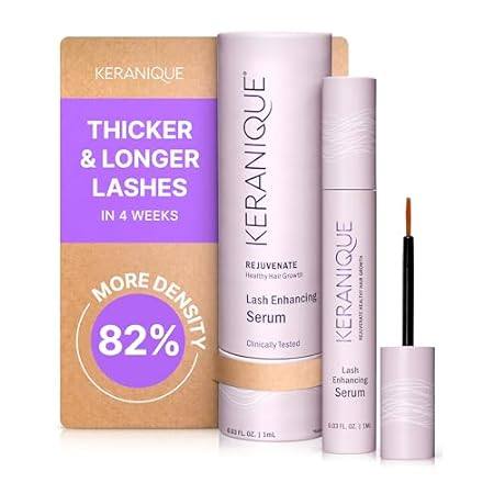 Keranique Lash Serum - Eyelash Growth Serum for Women wit