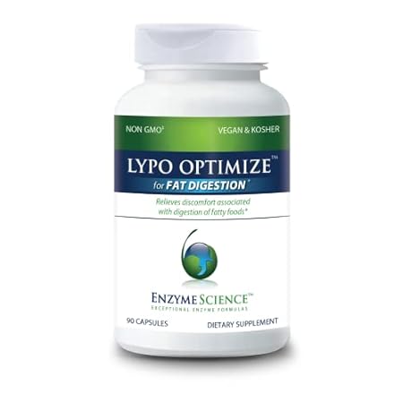 Enzyme Science? Lypo Optimize?， 90 Capsules – All Natural