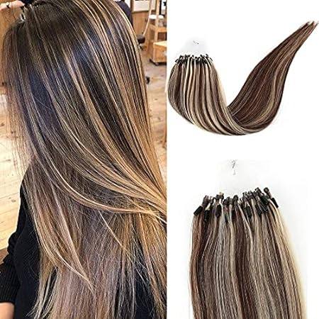 Micro Link Human Hair Extensions Remy Loop Micro Rings Ha