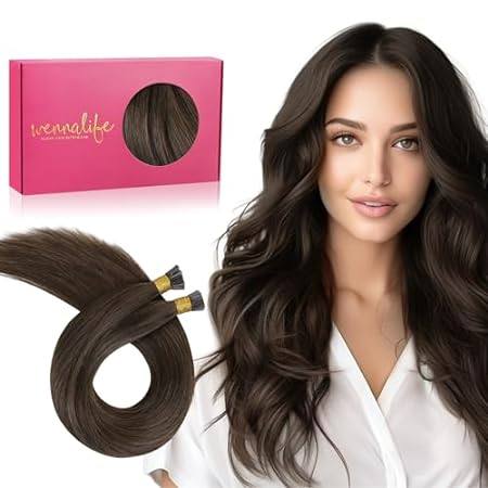 WENNALIFE I Tip Hair Extensions Human Hair， 50g 100s 14 I