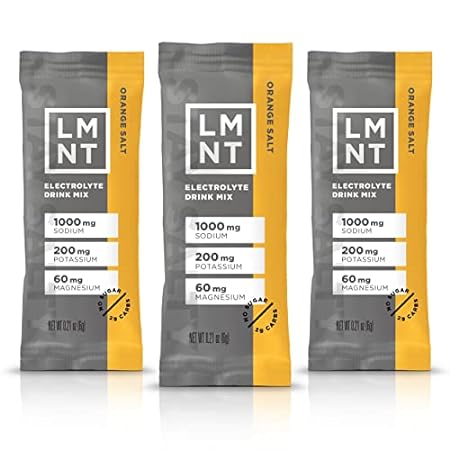 LMNT Zero-Sugar Electrolytes - Orange Salt - Hydration Po