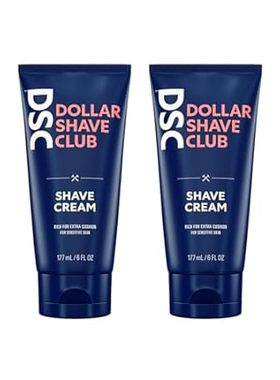 Dollar Shave Club， Shave Cream 2-Pack， Formulated with Al