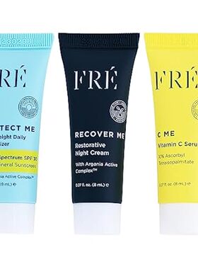 FRE DELUXE Mini Must Haves Skin Care Set with C ME， PROTE
