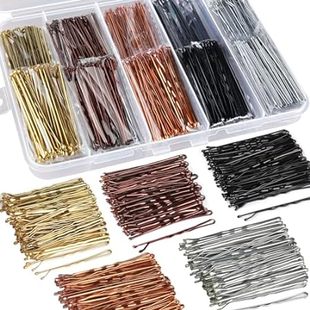 Teenitor Bobby Pins, 250Count Bobby Pins Brown for Women