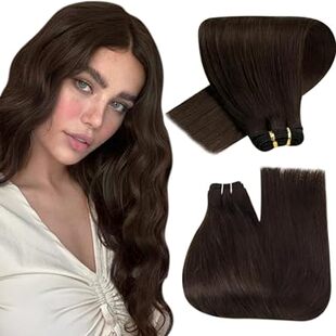 Hetto Brown Weft Hair Extensions Sew in Human Hair Sew in