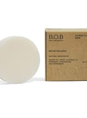B.O.B BARS OVER BOTTLES Solid Conditioner Bar for Balance