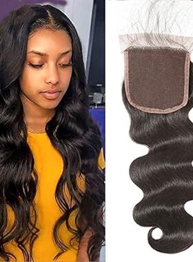 Lace Closure Free Part Body Wave Lace Front Preplucked 4X