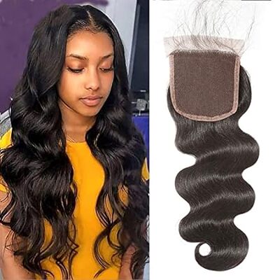 Lace Closure Free Part Body Wave Lace Front Preplucked 4X