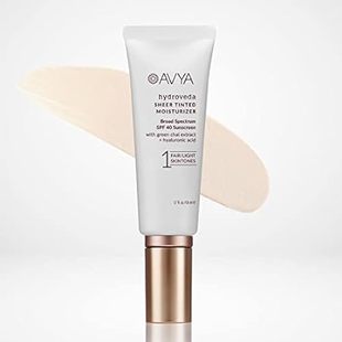 AVYA SPF 40 Sheer Tinted Moisturizer with Hyaluronic Acid