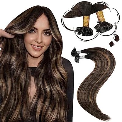 Moresoo Utip Hair Extensions Human Hair Ombre Keratin Hai