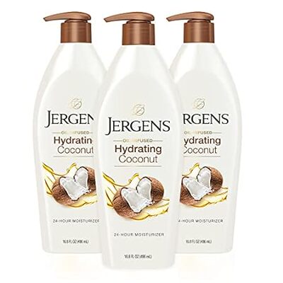 Jergens Hydrating Coconut Body Moisturizer， 16.8 Ounce (P