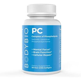 BodyBio Phosphatidylcholine 60 Softgels - Nootropic Boost