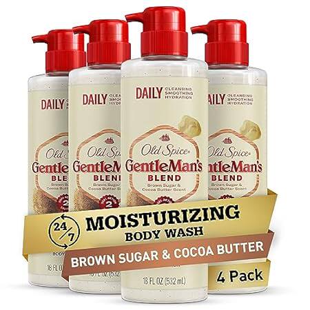 Old Spice Exfoliating Body Wash for Men， Gentleman's Blen