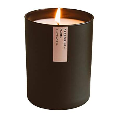 Calyan Wax Soy Wax Candle， Grapefruit + Flora Scented Can