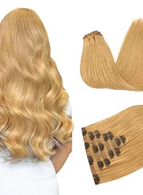 DOORES Hair Extensions Seamless Clip in Hair Extensions，