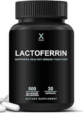 HUMANX Lactoferrin 500mg - Powerful Serving Size (Gluten