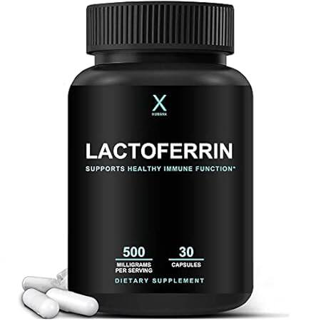 HUMANX Lactoferrin 500mg - Powerful Serving Size (Gluten