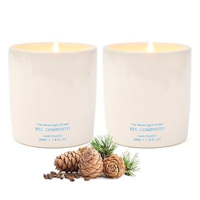 Pine Scented Aromatherapy Best Smelling Candle， Soy Wax 7