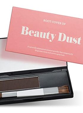 Dark Brown Root Touch Up: 100% Clean， All-Natural， Talc-f