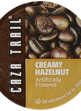 Caza Trail Coffee Pods， Creamy Hazelnut， Single Serve 100