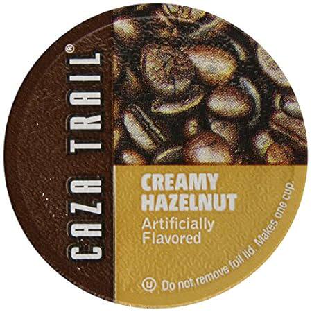 Caza Trail Coffee Pods， Creamy Hazelnut， Single Serve 100