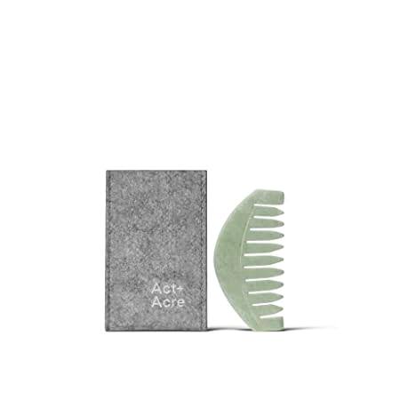Act + Acre Scalp Gua Sha Tool - Wide Tooth Hand Held Comb