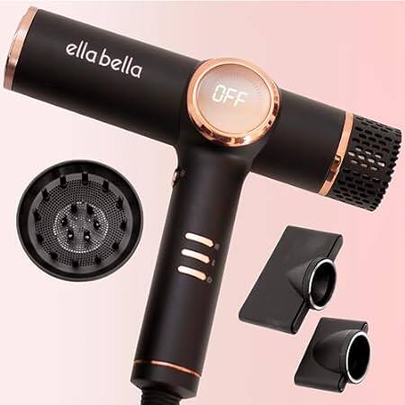 ELLA BELLA? Professional Ionic Hair Dryer with Diffuser ?