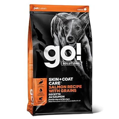 GO! SOLUTIONS Skin + Coat Care - Dry Dog Food， 12 lb - Sa