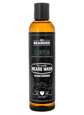 Live Bearded: Beard Wash - Canyon - Beard and Face Wash -