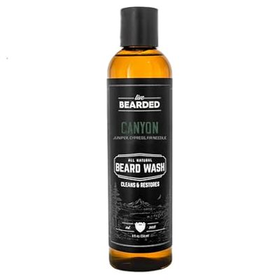 Live Bearded: Beard Wash - Canyon - Beard and Face Wash -
