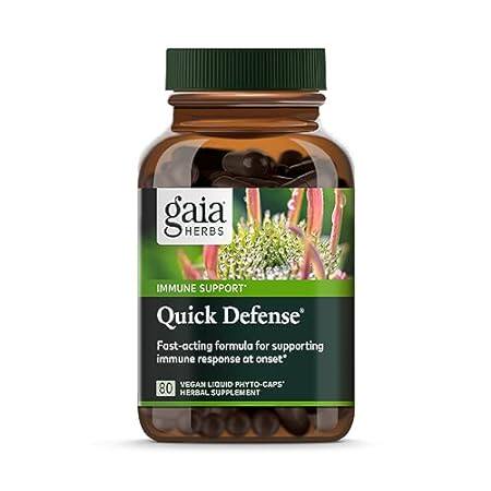 Gaia Herbs Quick Defense - Fast-Acting Immune Support Sup