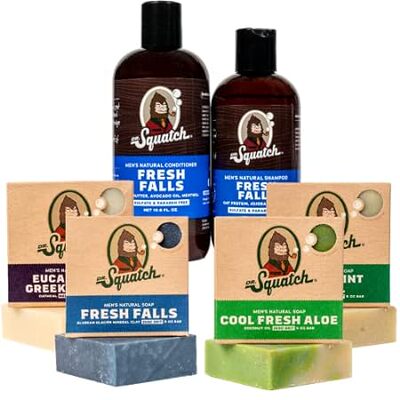 Dr. Squatch Men's Bar Soap FRESH Expanded Pack: Men's Nat